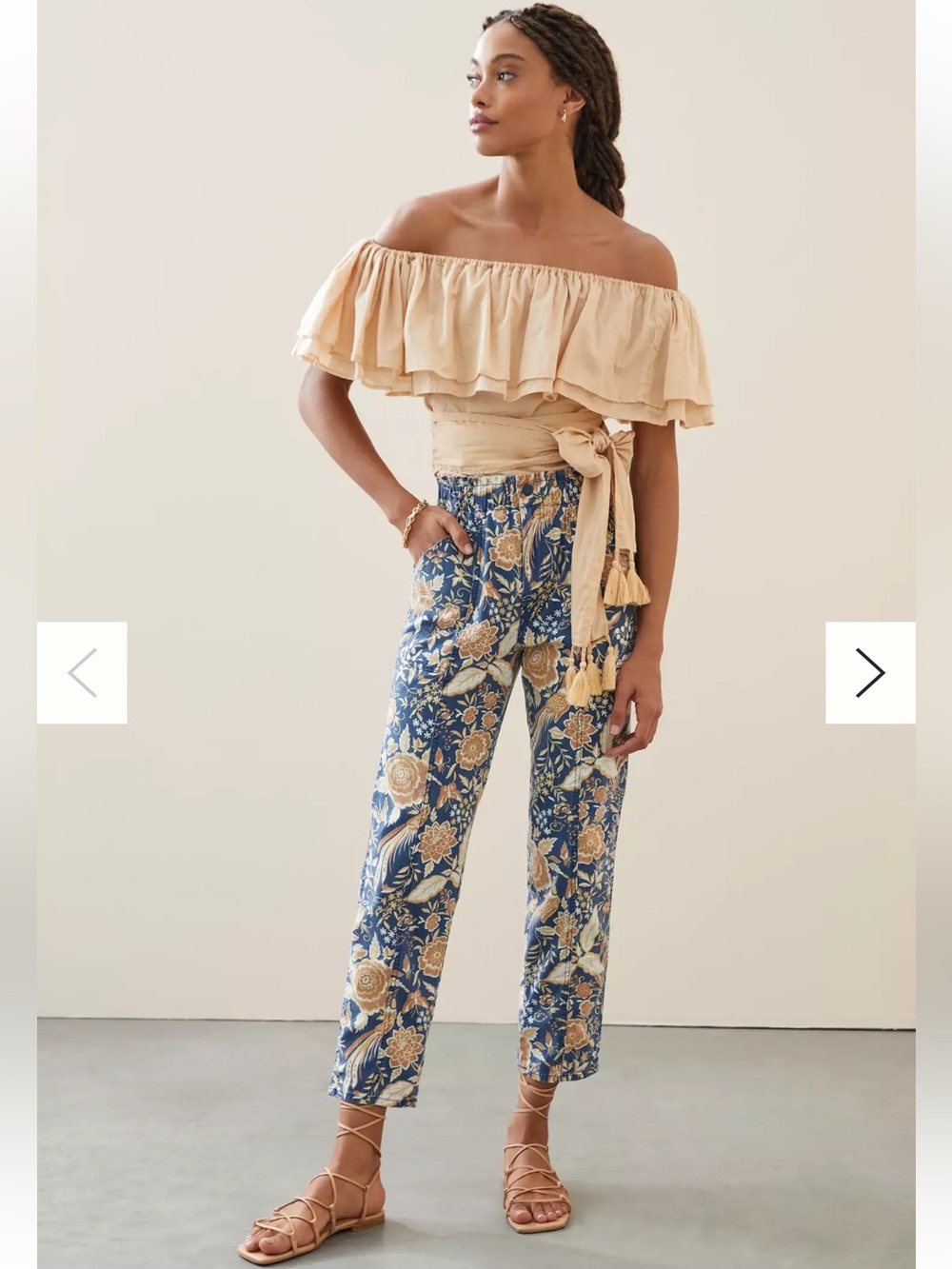 MOTHER The Springy Ankle Pants accidental florist Size 25